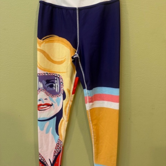 Uptripping Unique Dolly Après Ski Leggings Multi Size Small Great Condition - Picture 1 of 8